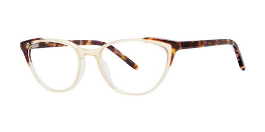 Crystal Tortoise Vera Wang V569 Eyeglasses.