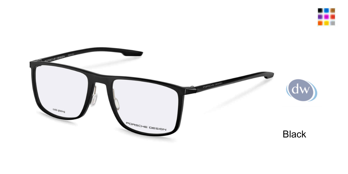 PORSCHE DESIGN P8738 Eyeglasses Black