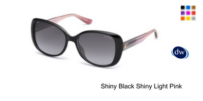 Shiny Black Shiny Light Pink
