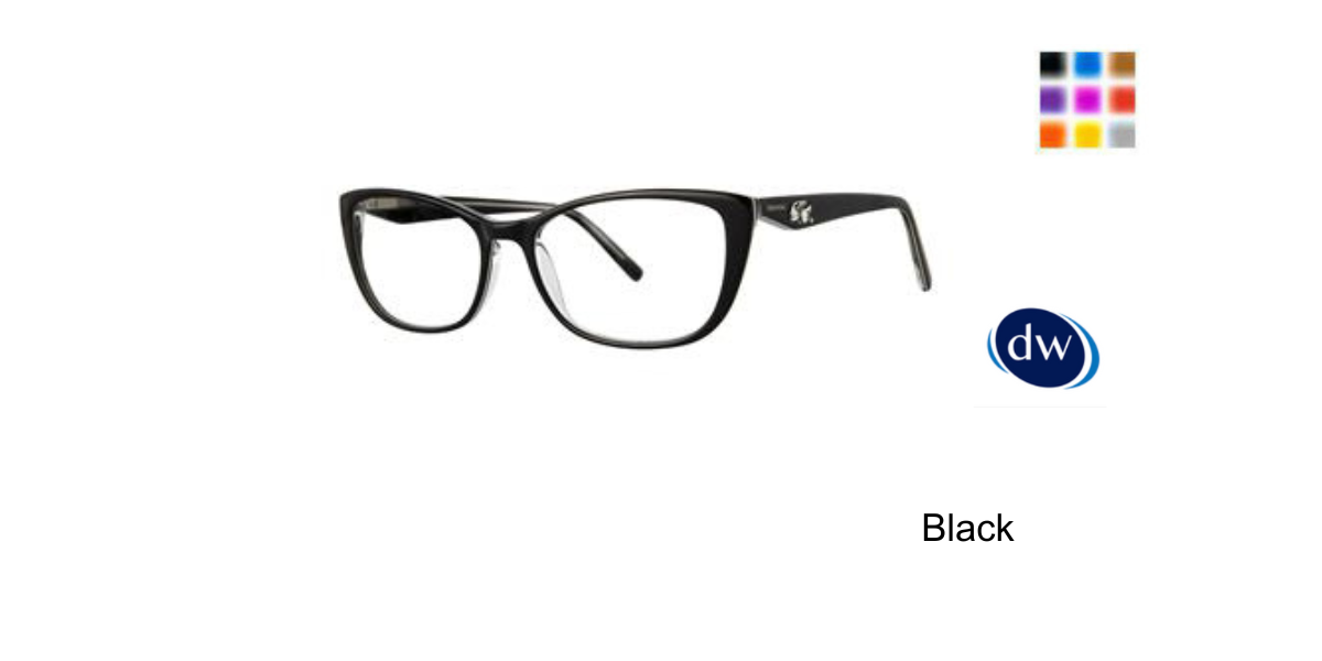 Black            Vera Wang Donelle Eyeglasses