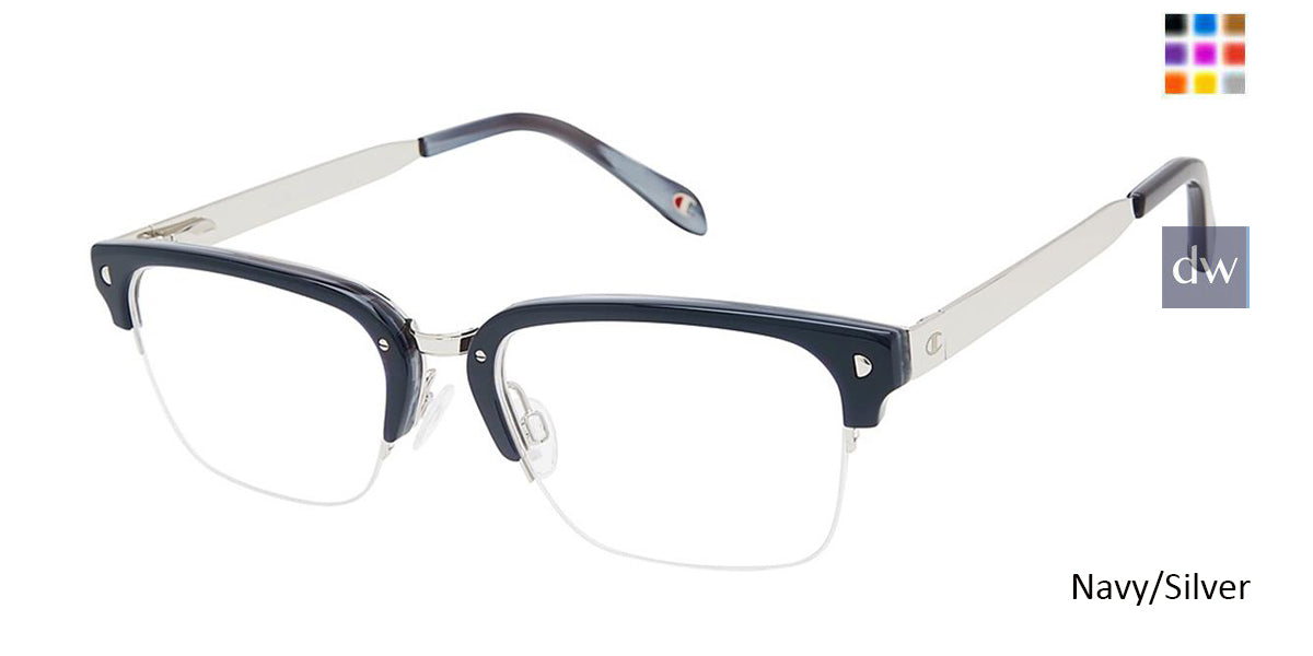 Navy/Silver c01 Champion 2024 Eyeglasses.