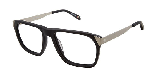 Black/Silver c01 Champion 2025 Eyeglasses.