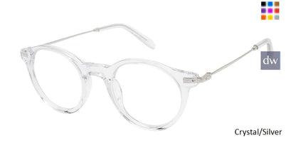 Crystal/Silver c02 Champion 2027 Eyeglasses.