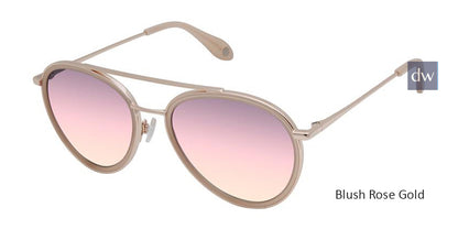 Blush Rose Gold Fysh F-2045 Sunglasses.