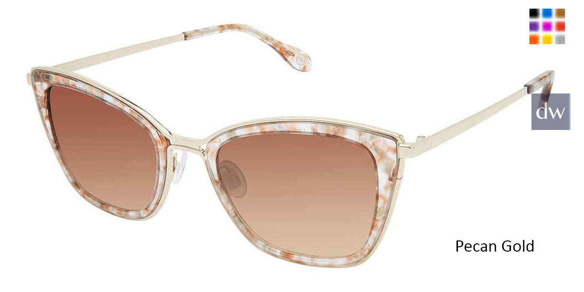 Pecan Gold Fysh F-2072 Sunglasses