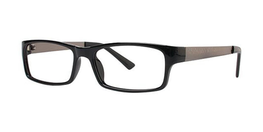 Black/Gunmetal Parade Plus 2111 Eyeglasses.