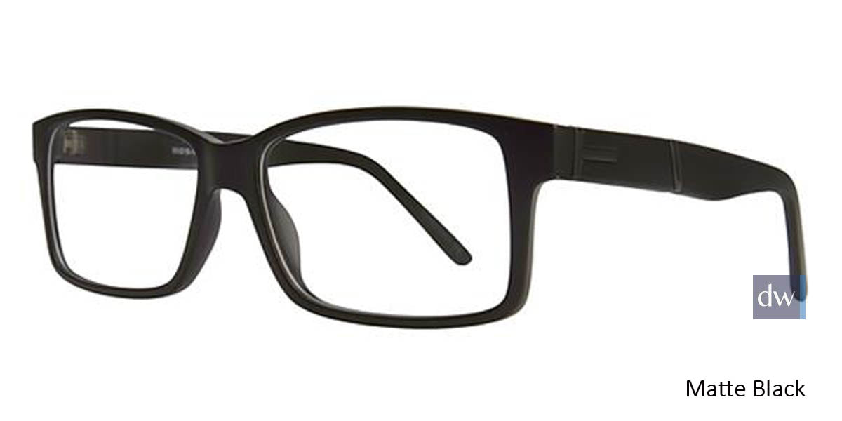 Matte Black Parade Plus 2117 Eyeglasses.