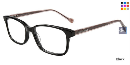 Black Lucky Brand D215 Eyeglasses.