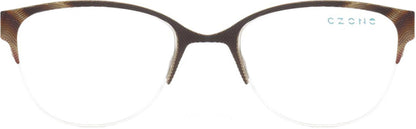 Brown/Gold C-Zone L2210 Eyeglasses.
