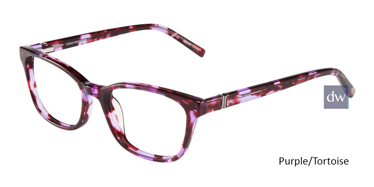 Purple/Tortoise Jones New York Petite J228 Eyeglasses.