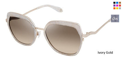 Ivory Gold Fysh F-2055 Sunglasses.