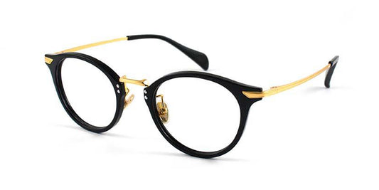 Black/Gold William Morris London WM50029 Eyeglasses - Teenager.