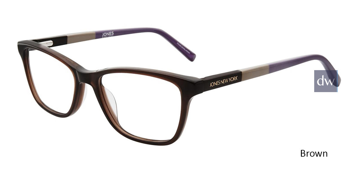 Brown Jones New York Petite J236 Eyeglasses - Teenager.