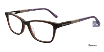 Brown Jones New York Petite J236 Eyeglasses - Teenager.