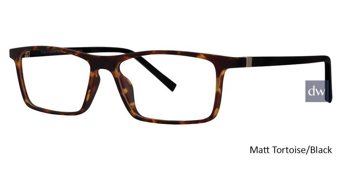 Matt Tortoise/Black Vivid Collection Vivid 253 Eyeglasses - Teenager.