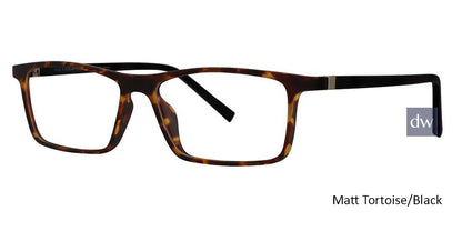 Matt Tortoise/Black Vivid Collection Vivid 253 Eyeglasses - Teenager.