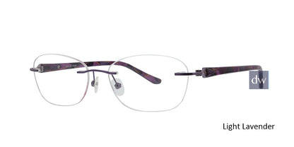 Light Lavender Totally Rimless 257 Solitaire Eyeglasses.