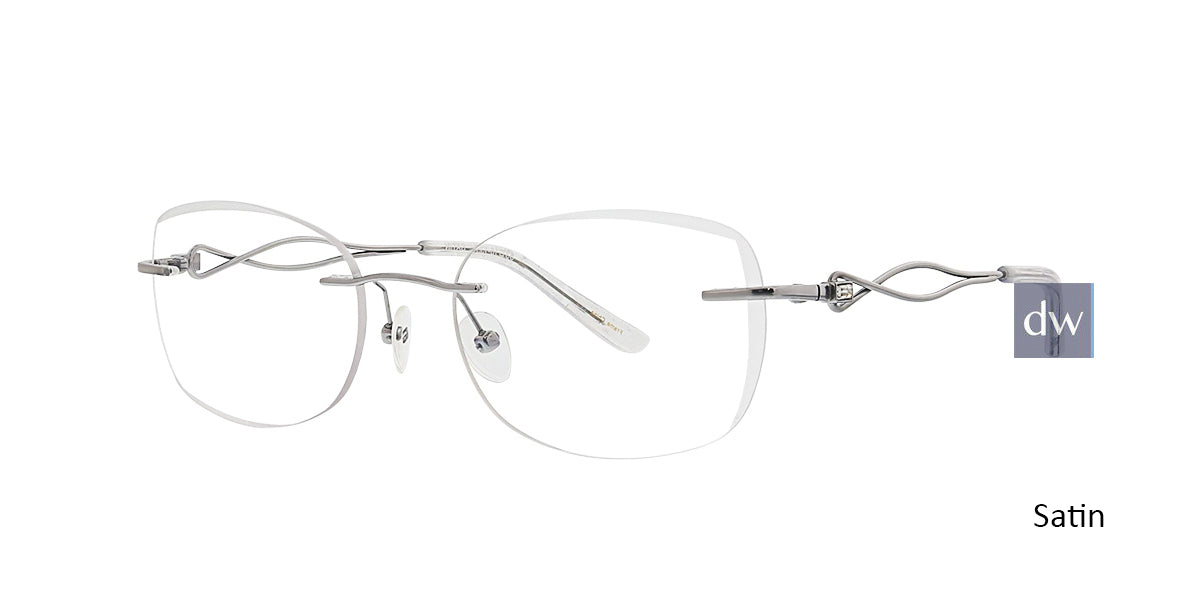 Satin Totally Rimless 260 Amante Eyeglasses.