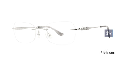 Platinum Totally Rimless 270 Luna Eyeglasses.
