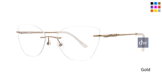 Gold Totally Rimless 271 Fortuna Eyeglasses.