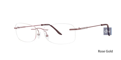 Rose Gold Totally Rimless 272 Serenity Eyeglasses.