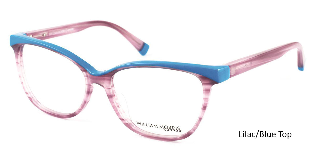 Lilac/Blue Top William Morris London WM2913 Eyeglasses.