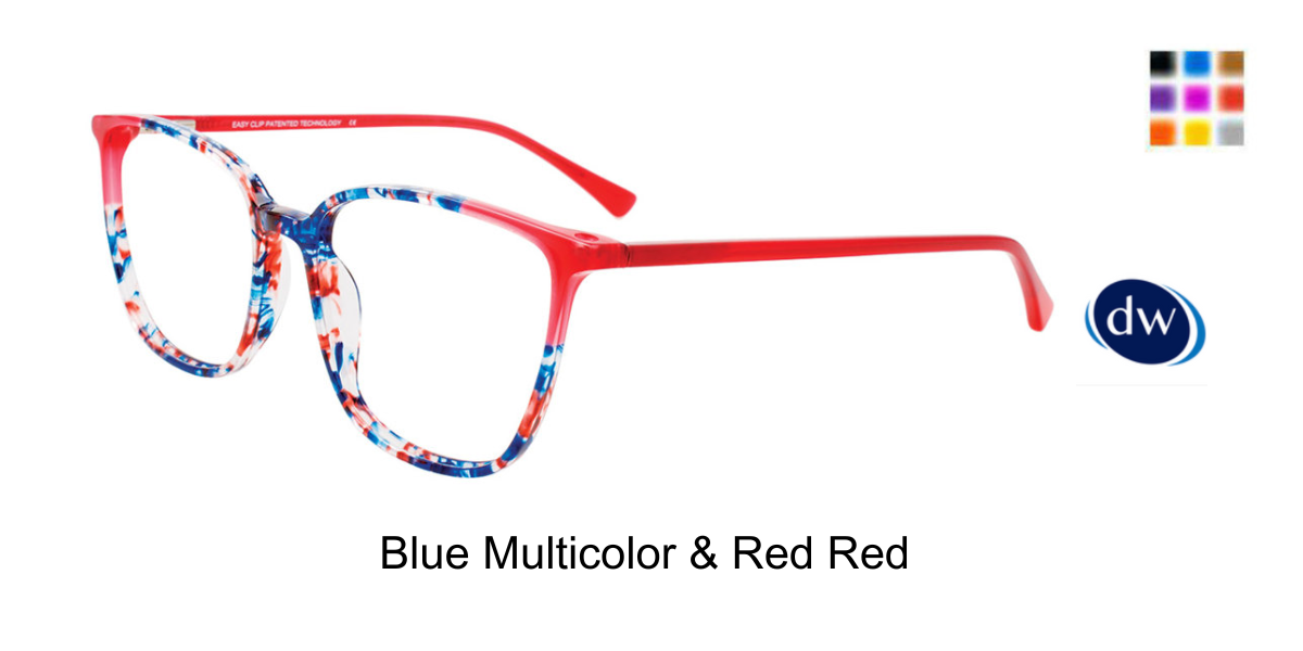 Blue Multicolor Red Red