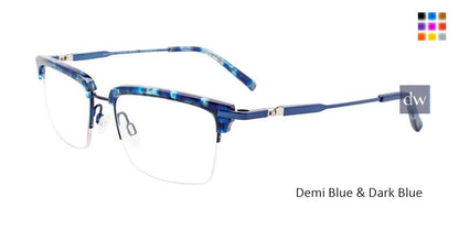 Demi Blue & Dark Blue Clip & Twist CT260 Eyeglasses.