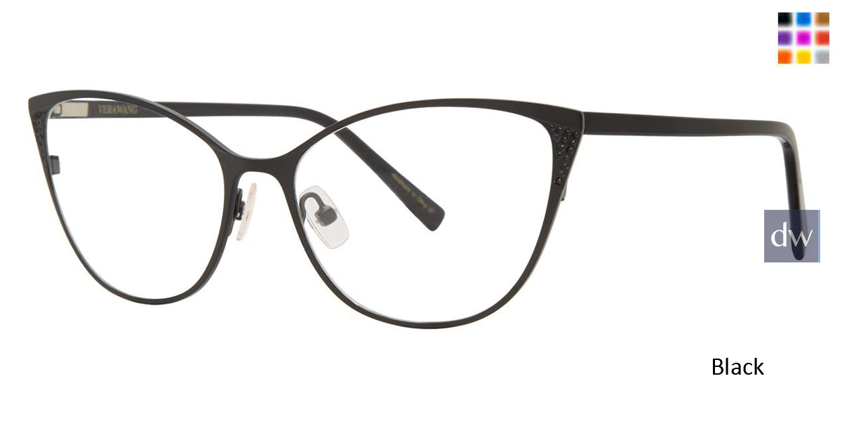 Black Vera Wang Millie Eyeglasses.