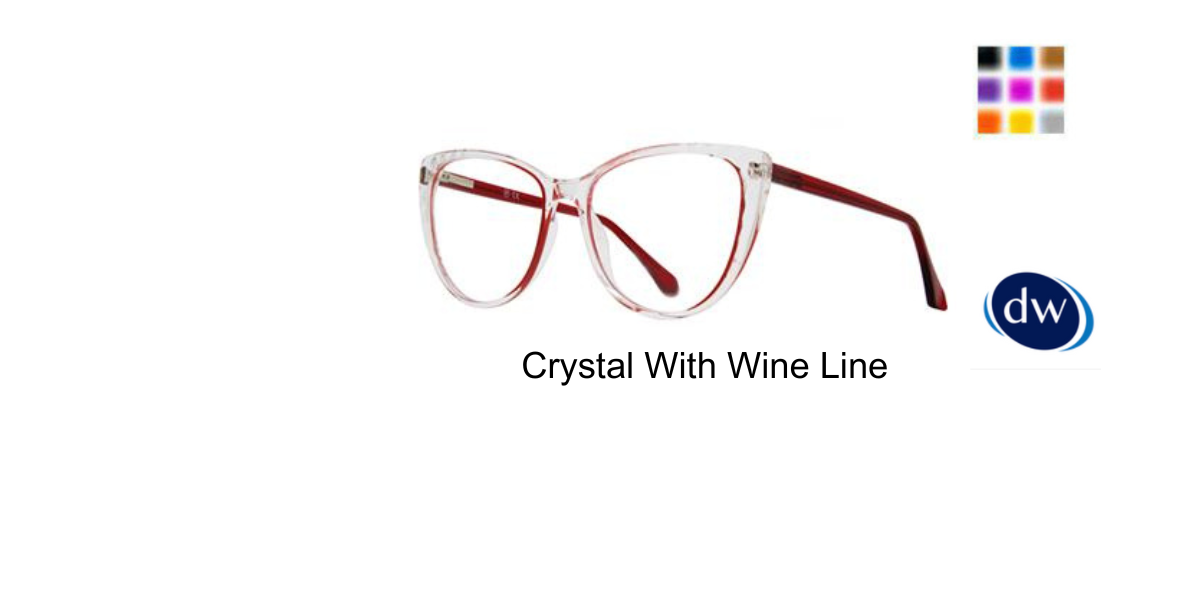 Crystal With Blue Line