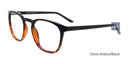 Demi Ambre/Black Cargo C5051 Eyeglasses.