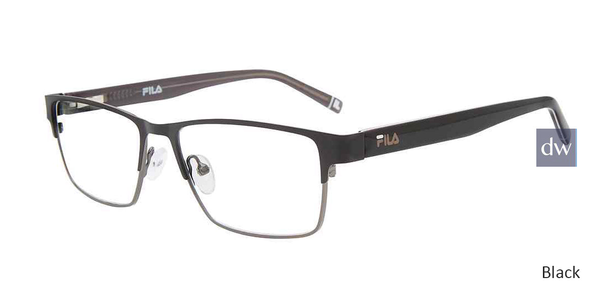 Black Fila VFI259 Eyeglasses