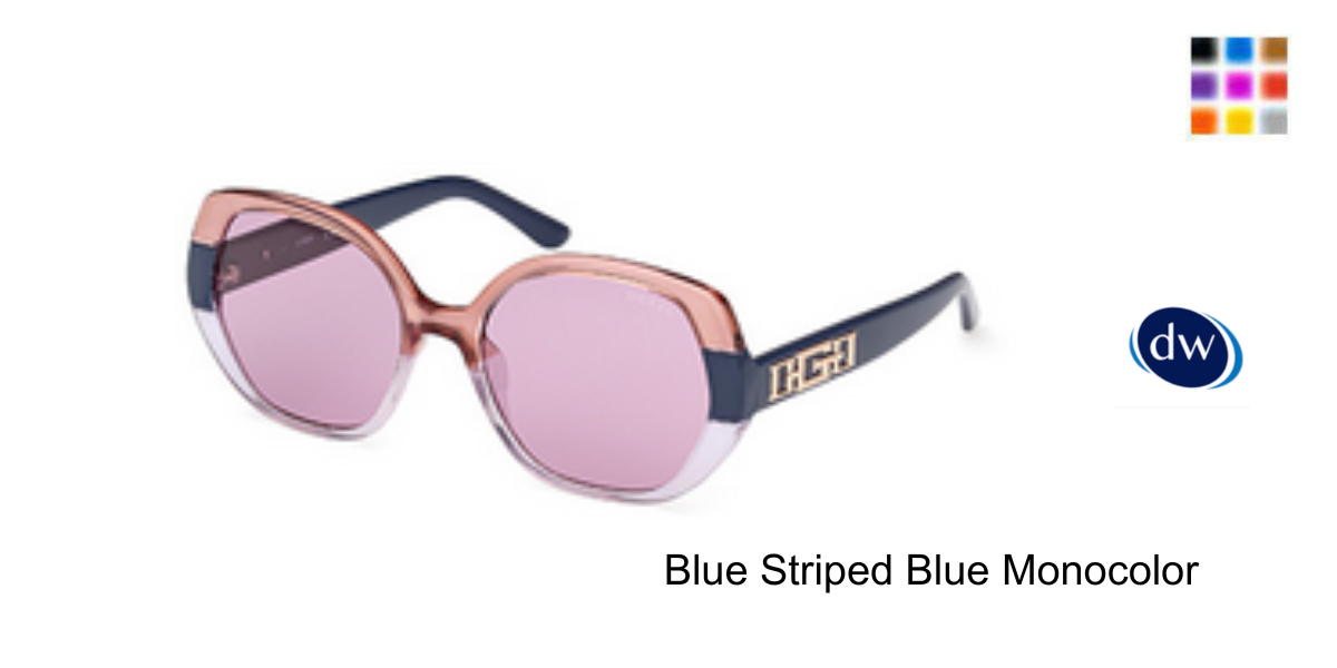Blue Striped Blue Monocolor