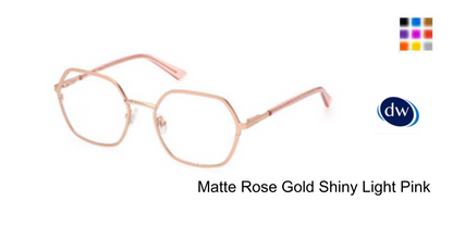 Matte Rose Gold Shiny Light Pink