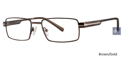 Brown/Gold  Vivid Collection Vivid 3011 Eyeglasses.