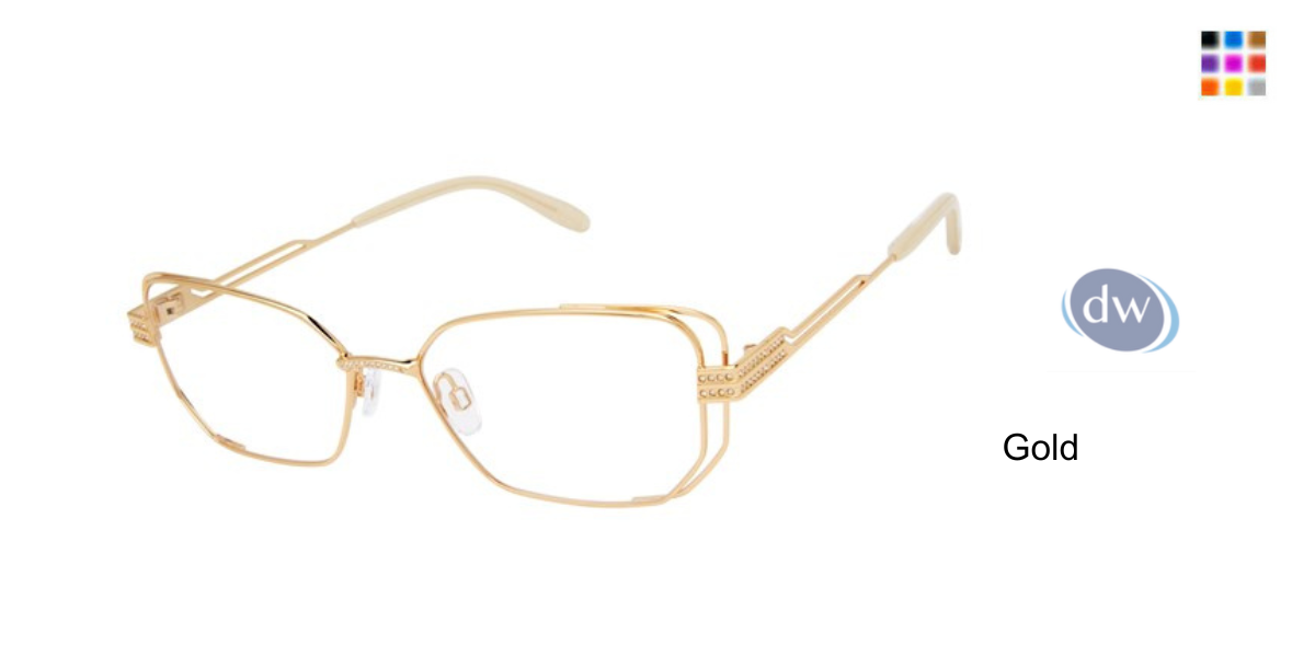 Gold             VICTOR GLEMAUD X TURA VGO002 Eyeglasses