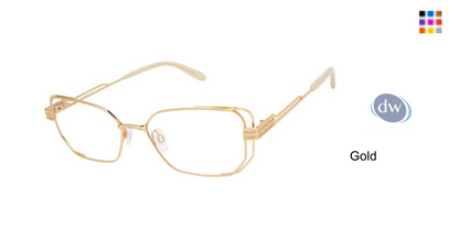 Gold             VICTOR GLEMAUD X TURA VGO002 Eyeglasses
