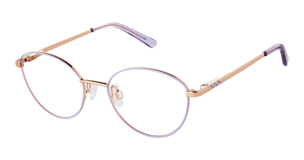 LAVENDER-ROSE-GOLD SUPERFLEX-KIDS SFK-276 Eyeglasses