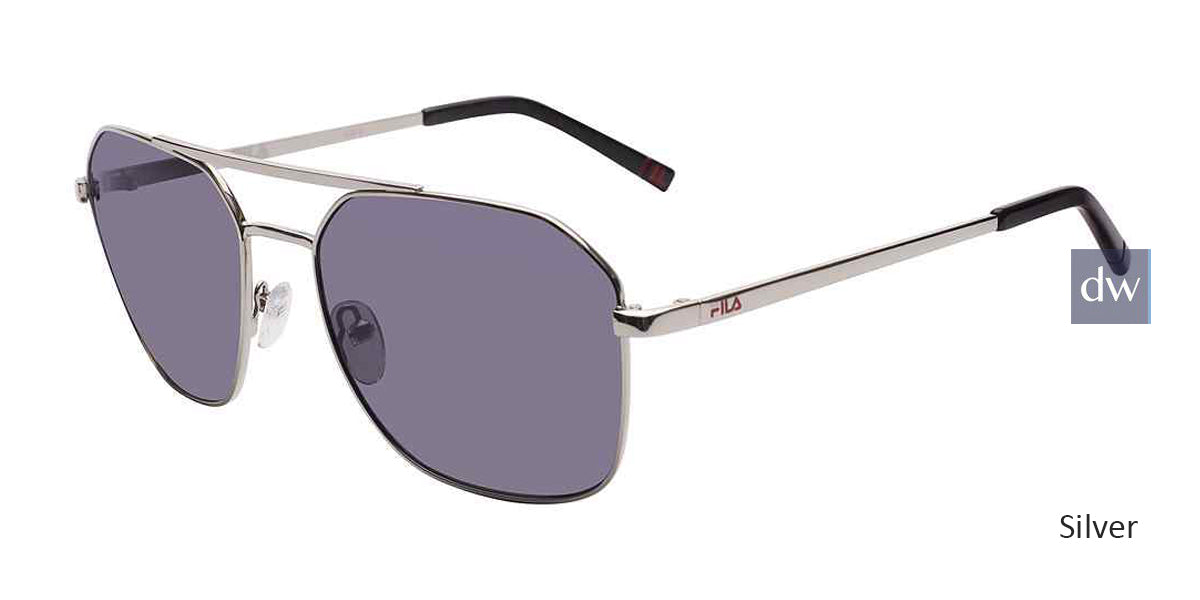 Silver Fila SFI278 Sunglasses