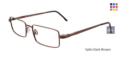 Satin Dark Brown Cargo C5041 Eyeglasses.