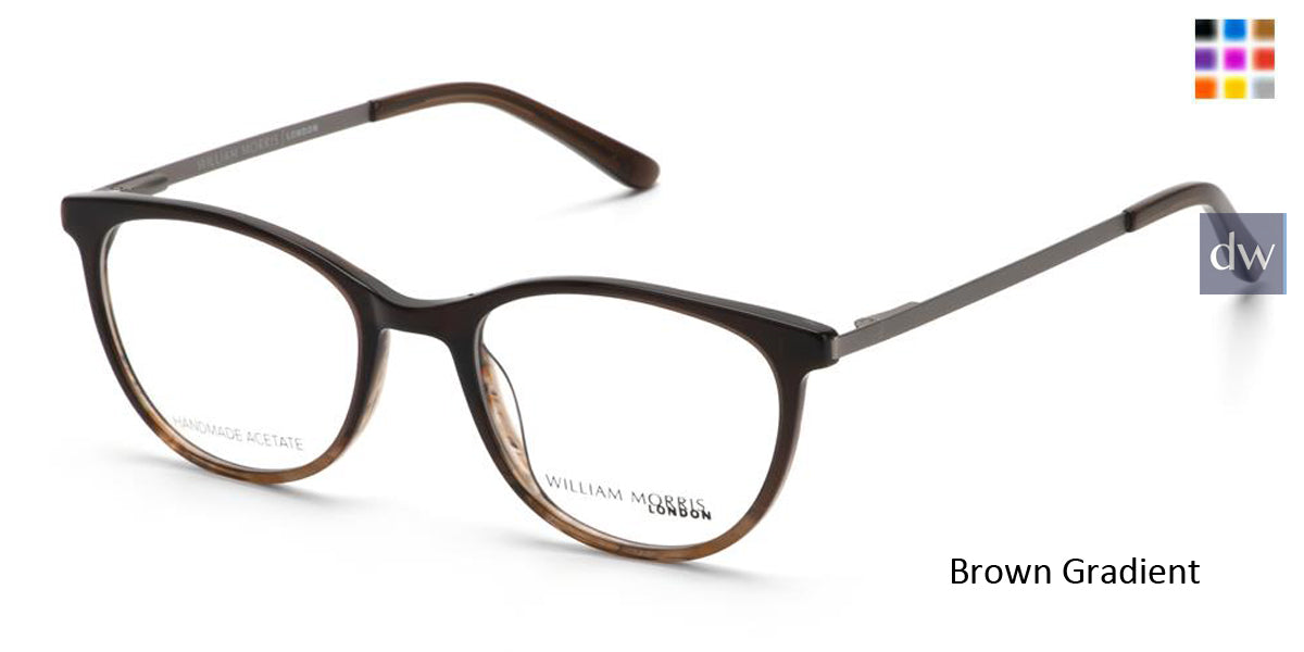 Brown Gradient William Morris London WM55004 Eyeglasses.