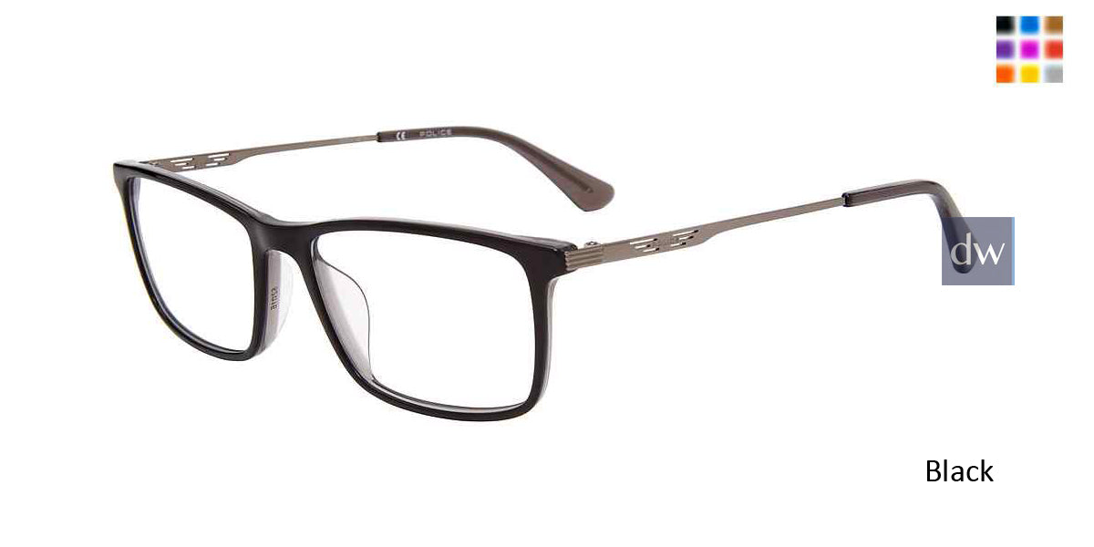 Black Police VPLD08 Eyeglasses.