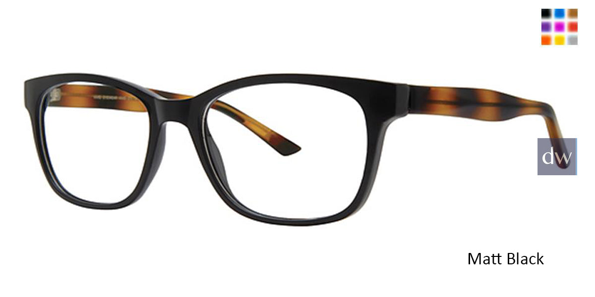 Matt Black Vivid Collection Vivid 273 Eyeglasses.