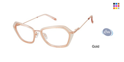 Gold          Victor Glemaud X Tura VGO021 Eyeglasses