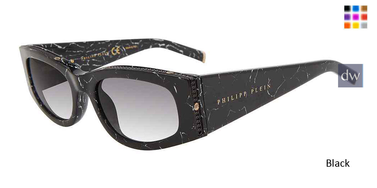 Black Philipp Plein SPP025S Sunglasses.