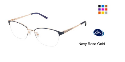 Navy Rose Gold