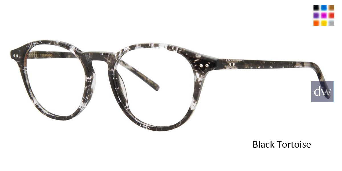 Black Tortoise Vera Wang V585 Eyeglasses.