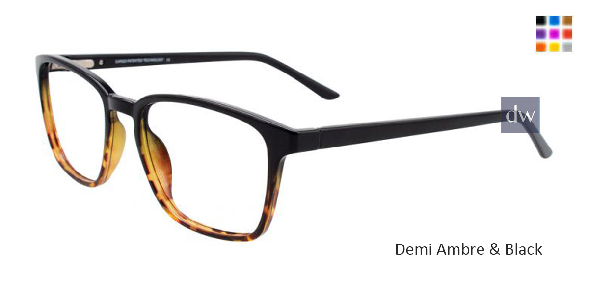 Demi Ambre & Black Cargo C5052 Eyeglasses.