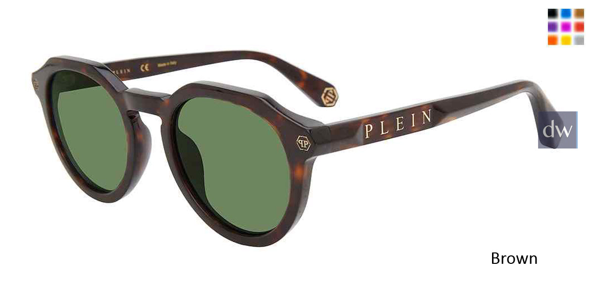Brown Philipp Plein SPP002 Sunglasses.