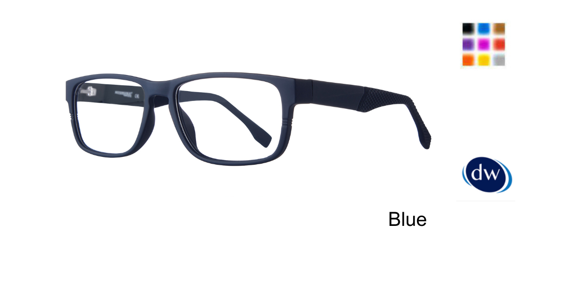 Blue Affordable Designs Carmine Eyeglasses